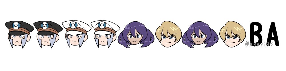 クダリ(ポケモン) ,ノボリ 「コ●ミコマンド」|agari@6/7色s15のイラスト