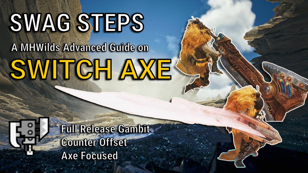ImagiraffeMH's tweet image. Swag Steps: Advanced Switch Axe guide on Offset Delay, Energy &amp;amp; Burnout, Wounds &amp;amp; Punishes
youtube.com/watch?v=5RUccl…
#MHWilds #Switchaxe #MonsterHunter