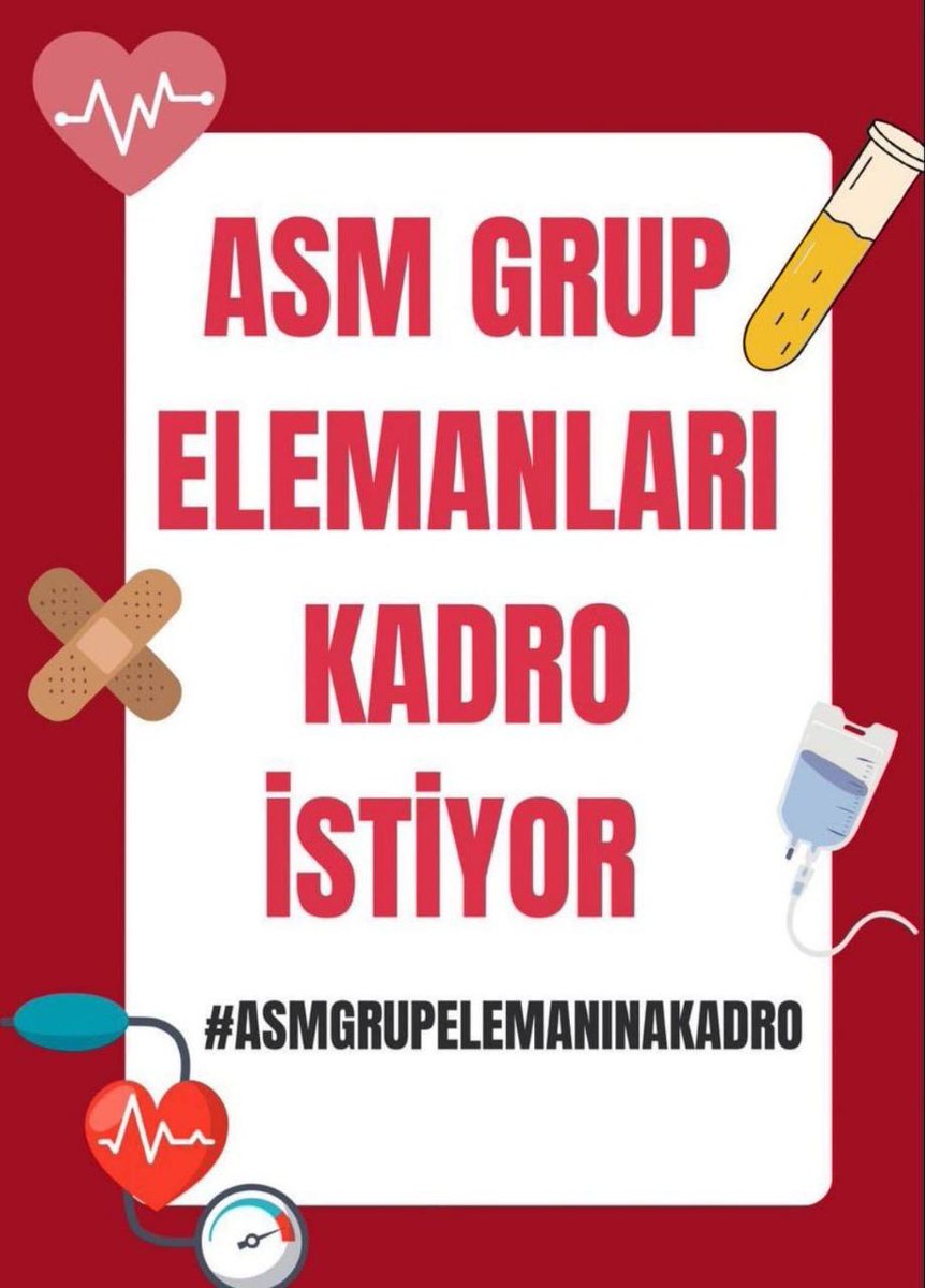 <a href="/asmgruplandirma/">Aile Sağlığı Merkezi Grup Elemanları Derneği</a> <a href="/aylinyaman_/">Dr. Aylin Yaman</a> <a href="/drmemisoglu/">Prof. Dr. Kemal Memişoğlu</a> <a href="/saglikbakanligi/">T.C. Sağlık Bakanlığı</a> Birinci basamakta ikinci sınıf muamele görüyoruz

#asmdeişbarışıyok