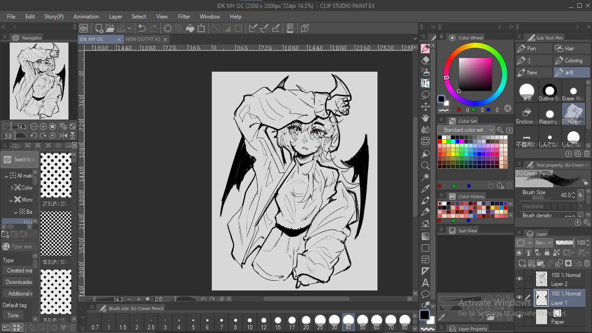 Kemuri_ei's tweet photo. wip - smth for my self satisfaction :> 
#originalcharacter https://t.co/lpR2i9AAWB