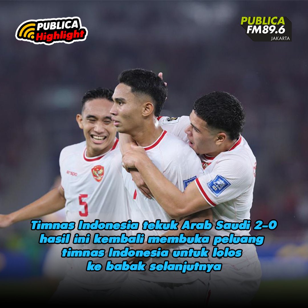 Guys, semalem nonton kan? Gimana... Gimana... 
Ikut histeris teriak-teriak gitu nggak? 
Komen disini ya

#Publica896fmJakarta #PublicaHighlight #timnasday #timnasindonesia #indonesia #publicafmjakarta #publica896fm #jadilahversiterbaikdirimu #congratulations