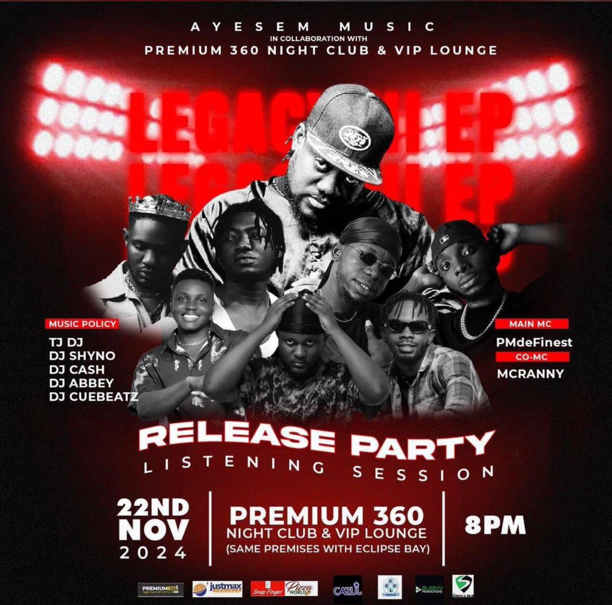 This Friday It A Release Partg With Rapper <a href="/ayesemmusic/">#Julie Out Now</a> at Premium 360 night Club 

StartingTime: 8pm Sharp

It Free🔥🔥