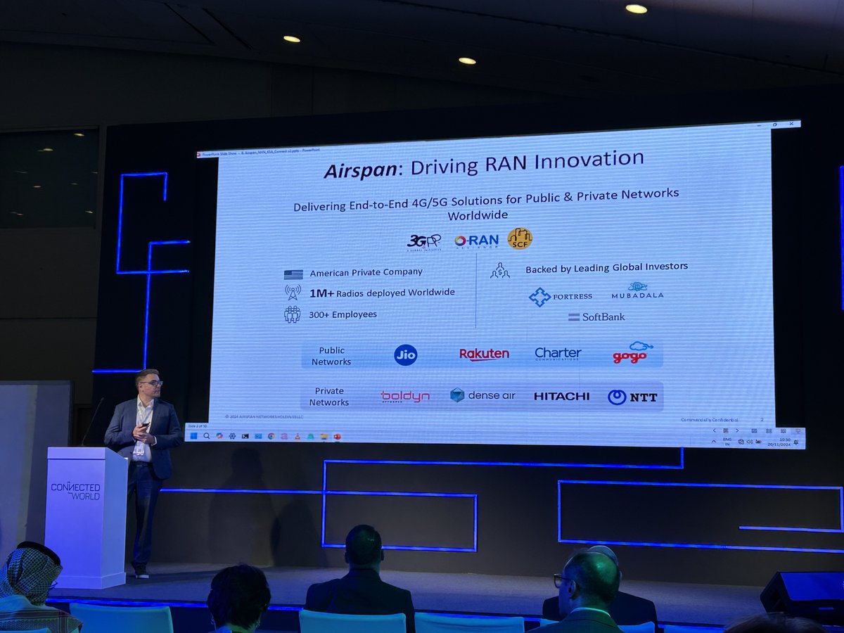 small_cells's tweet image. Here&apos;s Stefano Baioni, General Manager EMEA and Asia, at SCF member company @AirspanNetworks talking about Neutral host networks: the winning formula for 5G coverage extension and private network success in the USA and UK

smallcells.world/saudi/

#SCWSSaudiArabia #SCWS2024