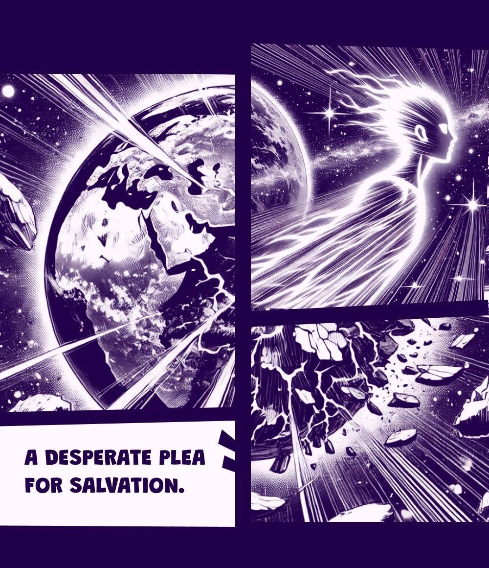 RealAeonproject's tweet photo. ✨ Across the vast reaches of the cosmos, a fractured planet’s cry echoes through the threads of time...

A desperate plea for salvation. Will it be answered?

The story of $AEON unfolds... (4/12) 🦅🔥
#AEONarmy #AEONReborn https://t.co/gSWhL8DQ43