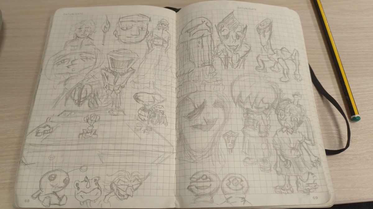 dump de páginas del cuaderno porque me aburro en el curro