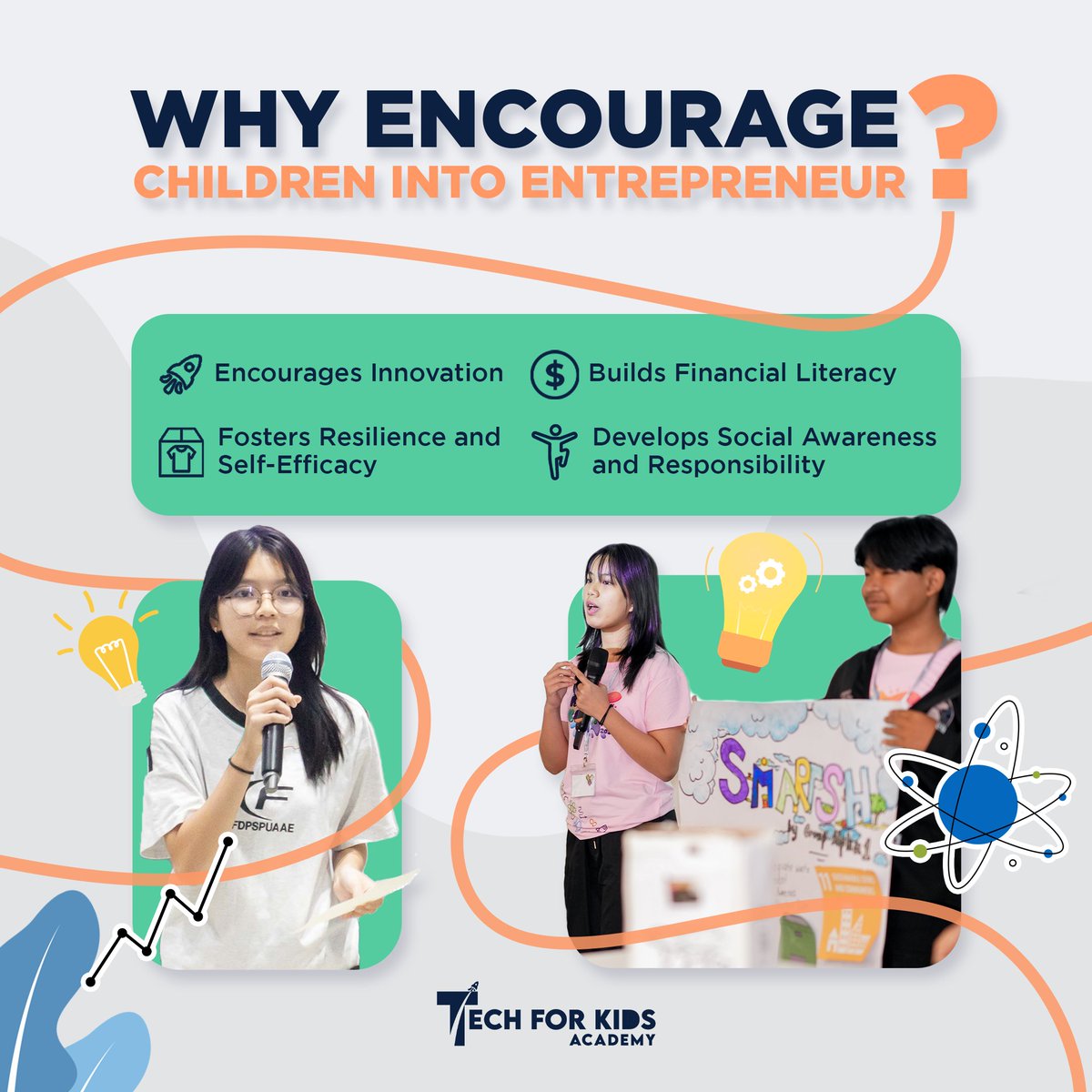 TechforKidsAcad's tweet image. Investing in youth entrepreneurship is investing in the future. It equips kids with essential skills for success &amp;amp; positive social impact. #TechForKidsAcademy