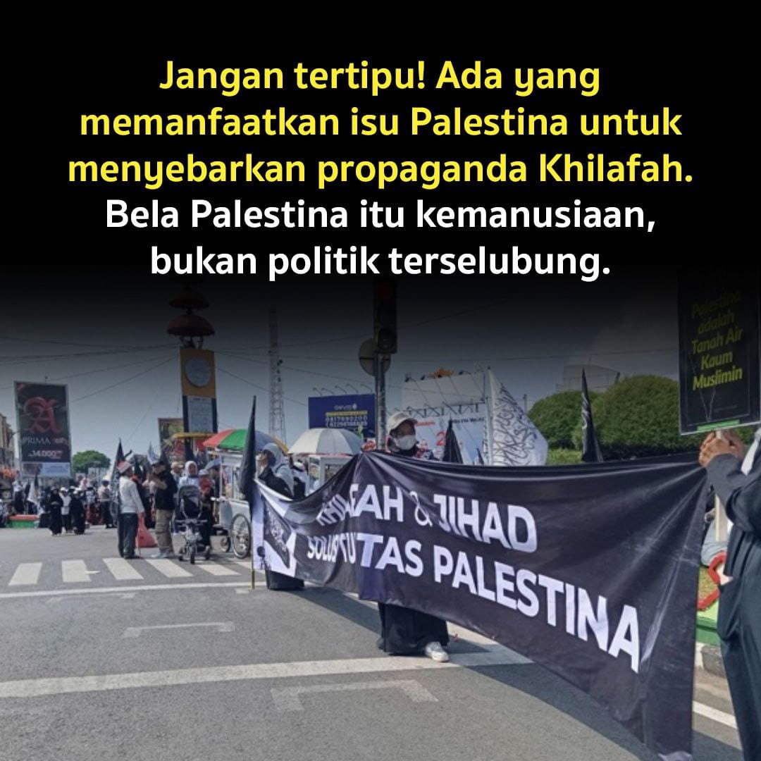 s3mut1reng's tweet image. Gelombang solidaritas terhadap Palestina masih terus mengalir deras. Sayangnya, sering didompleng oleh para pengasong ideologi khilafah, simpatisan kelompok eks-HTI. 

Mereka ini getol menyuarakan kemerdekaan Palestina dengan menggalang aksi massa dengan konvoi di beberapa kota.