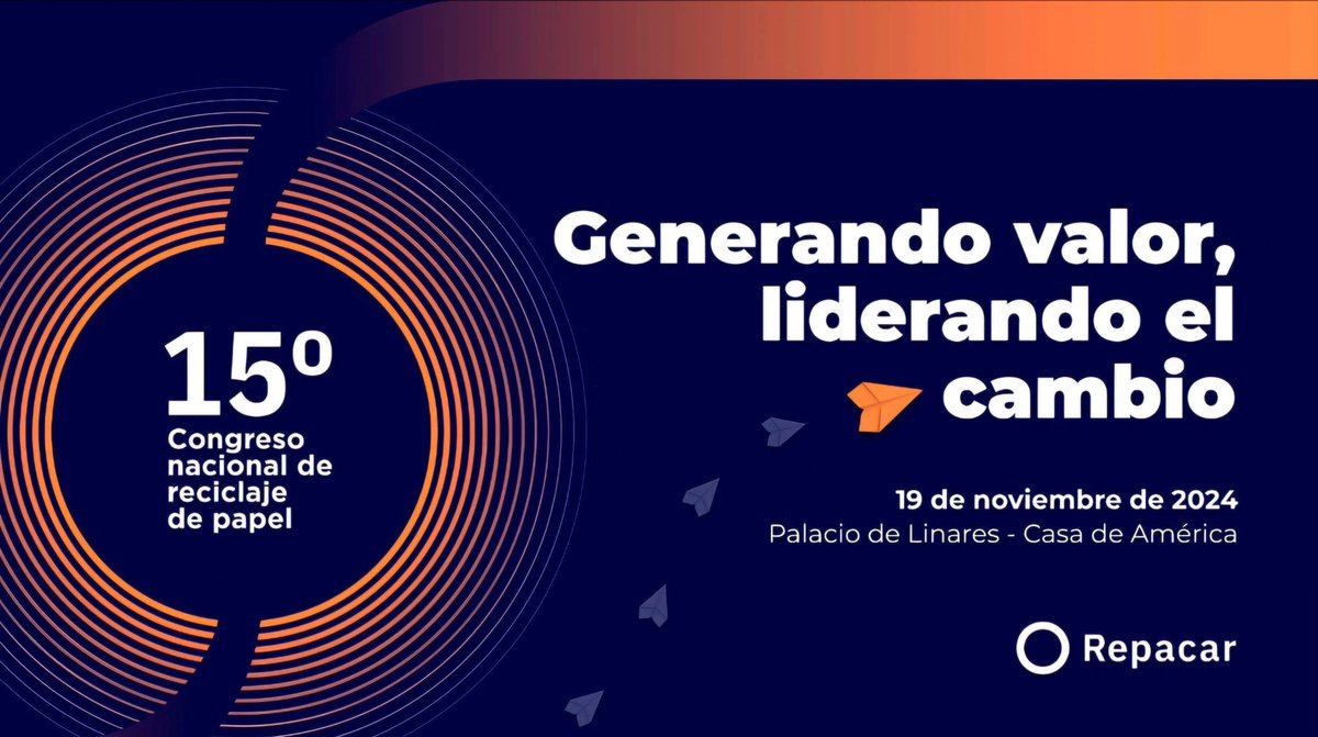 Actecosl's tweet image. ♻️ Ayer nuestros compañeros #JorgeSegura y #AndrésSelva asistieron al 15º Congreso Nacional de Reciclaje de Papel, de @repacar. El congreso se celebró bajo el lema "Generando Valor, Liderando el Cambio".

👏Agradecemos y damos la enhorabuena a #Repacar por la organización.