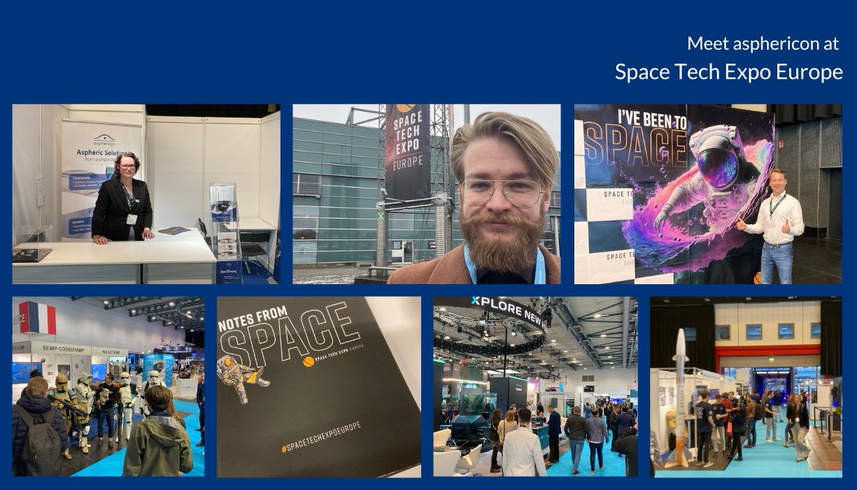 asphericon GmbH (@asphericongmbh) on Twitter photo Bremen, space & optics! 💫asphericon is at <a href="/SpaceTechExpoEU/">Space Tech Expo Europe</a> 2024. Find our colleagues until Thursday at Kongress Bremen. Let’s talk about precision optics, IR materials & lightweight designs built for the toughest space conditions. Swing by! Bremen, space & optics! 💫asphericon is at <a href="/SpaceTechExpoEU/">Space Tech Expo Europe</a> 2024. Find our colleagues until Thursday at Kongress Bremen. Let’s talk about precision optics, IR materials & lightweight designs built for the toughest space conditions. Swing by!