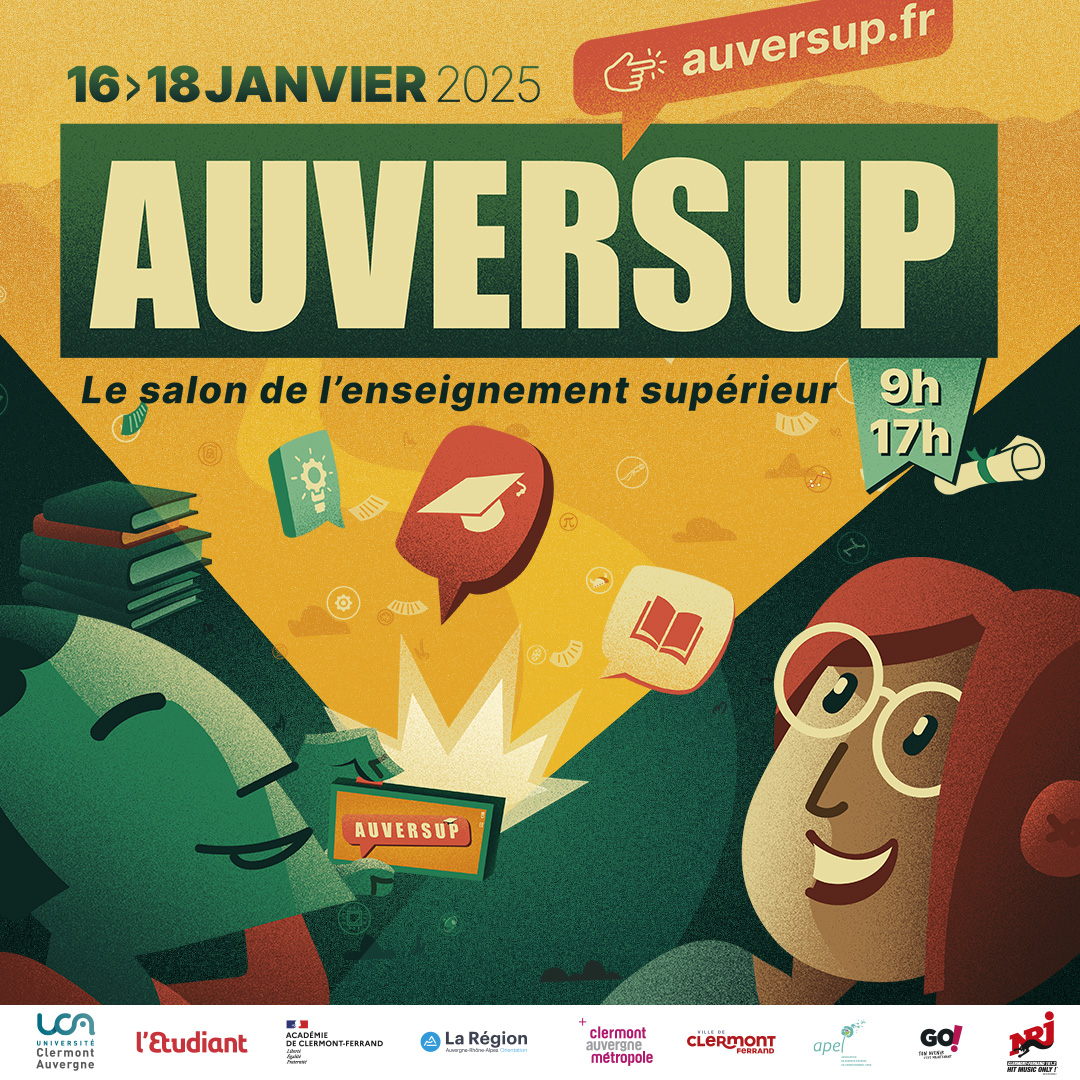 UCA (@ucauvergne) on Twitter photo 🎓 #AUVERSUP | Vous réfléchissez à votre avenir post-bac ?
📅Rendez-vous du 16 au 18 janvier à la Grande Halle d’Auvergne pour explorer l’offre de #formation en enseignement supérieur 🚀
👉 Infos & inscription : uca.fr/agenda/auversu…
#UCA #Orientation <a href="/letudiant/">l'Etudiant</a> 🎓 #AUVERSUP | Vous réfléchissez à votre avenir post-bac ?
📅Rendez-vous du 16 au 18 janvier à la Grande Halle d’Auvergne pour explorer l’offre de #formation en enseignement supérieur 🚀
👉 Infos & inscription : uca.fr/agenda/auversu…
#UCA #Orientation <a href="/letudiant/">l'Etudiant</a>