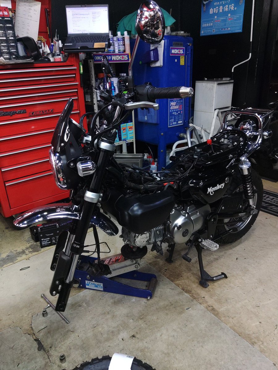 lightning_p38's tweet image. #FZS1000FAZER
#モンキー125
#ZX14R
#アドレスV125S