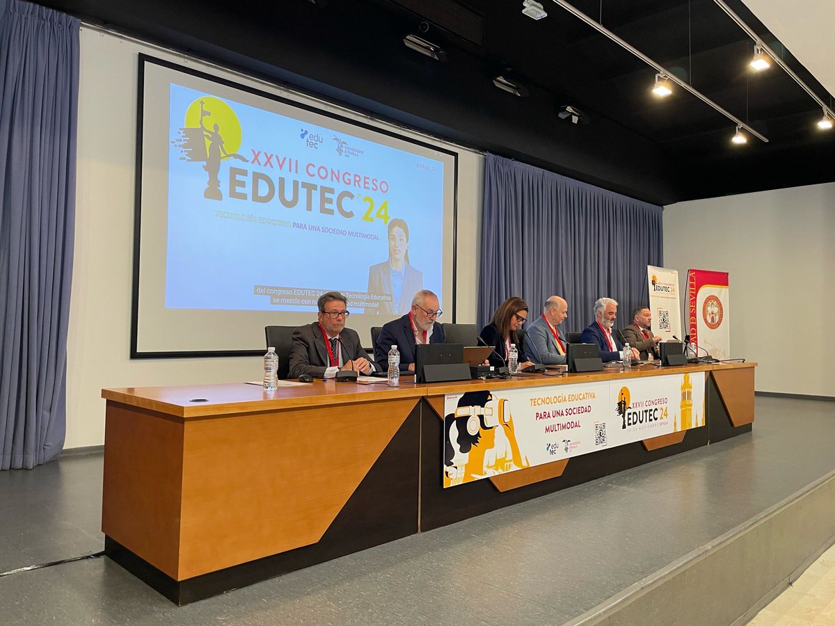 🟡 ¡Bienvenidos/as a la inauguración de #edutec24! 🎤 Damos inicio a este congreso lleno de innovación educativa. 🌟 #Innovación <a href="/unisevilla/">Universidad de Sevilla</a> <a href="/EducacionUs/">Facultad de Ciencias de la Educación @unisevilla</a> <a href="/DerechoUS/">Derecho U.S.</a> <a href="/FceyeUs/">Facultad Económicas y Empresariales Univ. Sevilla</a> @gidus <a href="/edutec/">edutec</a>