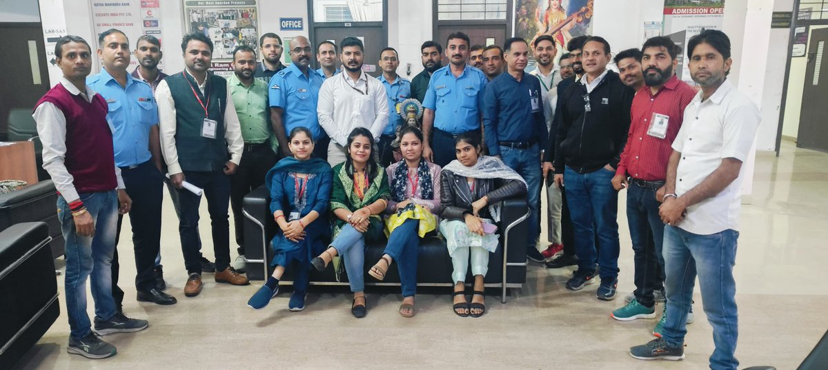 srcemcollege's tweet photo. Proud moment! Our college hosted the Air Force C-Dec Exam(16–18 Nov)as the only center for Faridabad &amp; Palwal, earning a 4-star rating as the best NCR center! Thanks to the management &amp; staff for their dedication. Ready for the next phase(23–24 Nov)with a 50% candidate increase! https://t.co/58LMKsv44n
