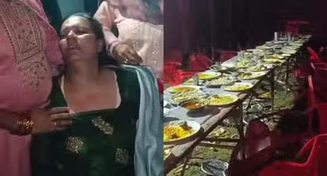 #Rampur, UP : Police raided a pre wedding celebration party of a Muslim family on suspicion of beef being served to the guests, vandalised the house, beat people including women, looted 3 lakh rupees, and also threw away all the food prepared to serve the guests in Dhanupura