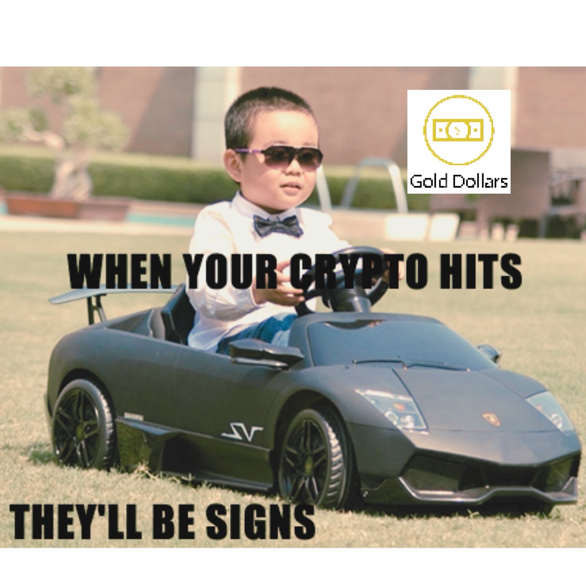 GoldDollarsTeam's tweet photo. "When the Gold Dollar pumps… You won’t need to check the charts, the signs will be everywhere!"
#CryptoSigns #GoldDollar #Memecoin #CryptoMeme #ToTheMoon #CryptoSignals #GoldDollarRise https://t.co/gUjhbpNSVo