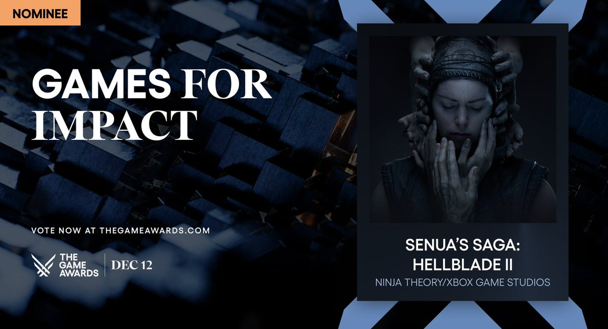Be_the_T's tweet photo. I just cast my VOTE for SENUA’S SAGA: HELLBLADE II. Who will you vote for? #TheGameAwards @TheGameAwards https://t.co/dP4Ix0XbYP https://t.co/BExib5OXjJ