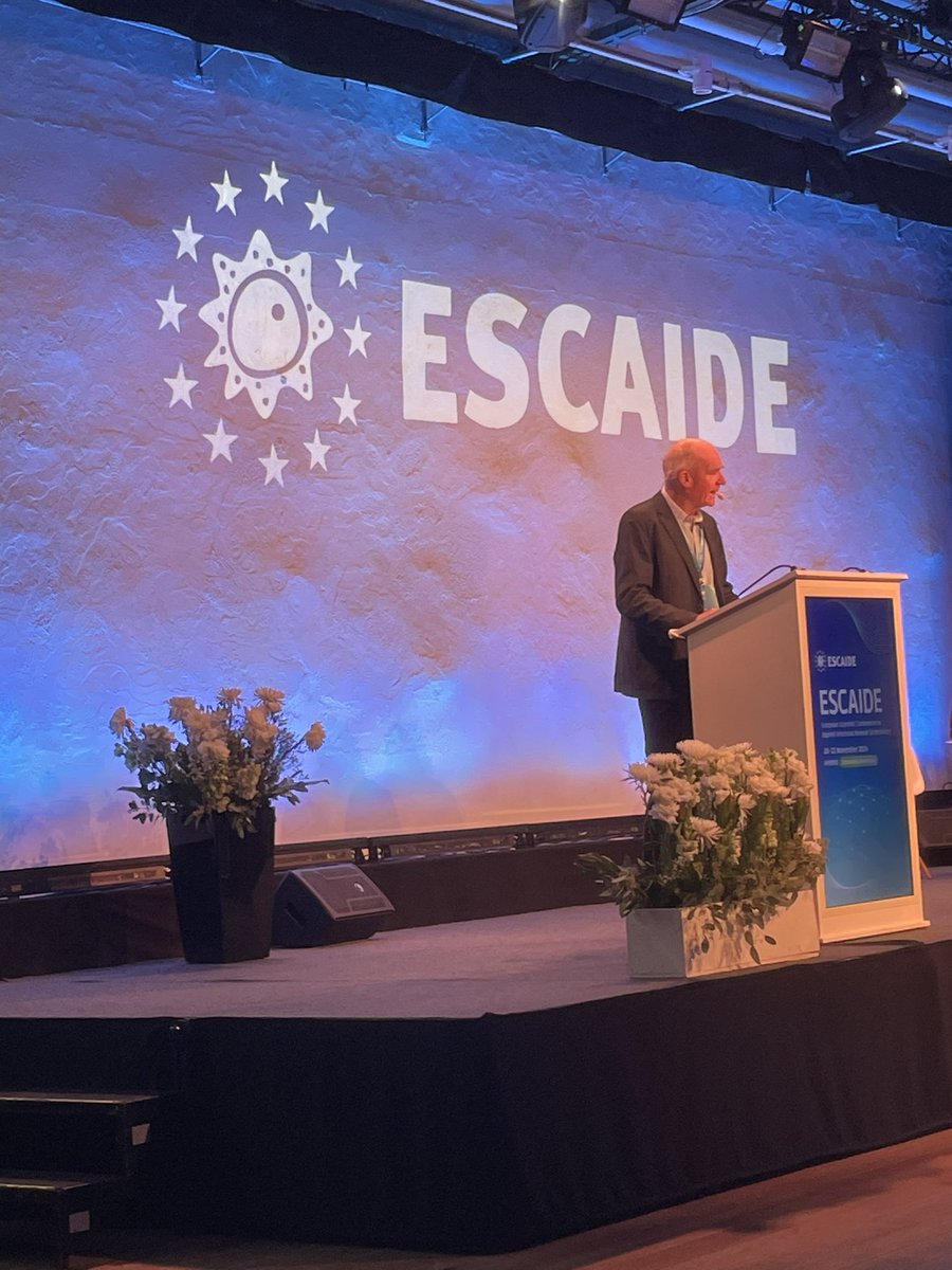 #ESCAIDE2024 - What an inspiring talk by Chris Dye on prevention versus cure, a great start for the event! 
‘Hell is truth seen too late’ - T Adam 1814
<a href="/ECDC_EU/">ECDC</a>