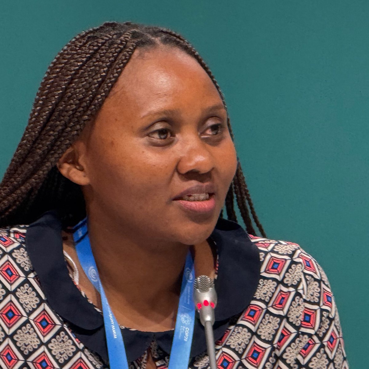 4/"Addressing climate crisis has never been more urgent than now. African countries wake up every morning to a crime they did not commit, and therefore AGN is very, very specific about the red lines that they would like to see from COP29 on the NCQG quantum."

Marlene <a href="/y_achoki/">Marlene Achoki</a>