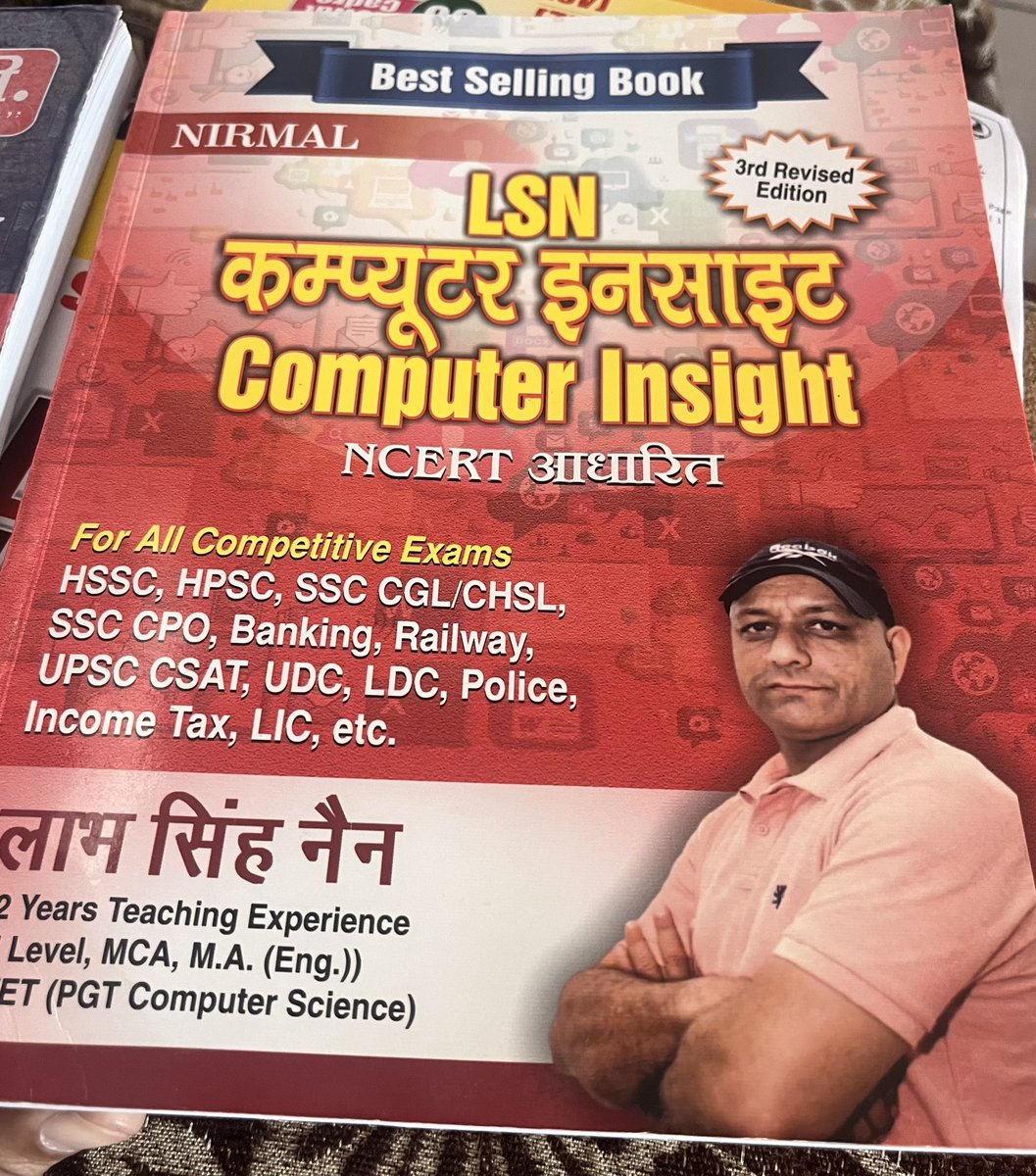 labhsinghnain's tweet photo. भी एग्जाम में आने वाले कंप्यूटर के लिए लिए अपनी #ComputerBook बुक हिन्दी माध्यम में LSN Computer Insight है जो सभी बुक स्टोर पर उपलब्ध है । किसी प्रकार की जानकारी के लिए 7404076281 पर whatsapp करें #LSNComputerInsight #LabhSinghNain https://t.co/83ffAlCofp
