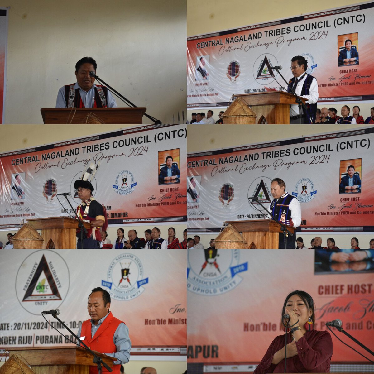 NAGAS MUST UNITE AND SPEAK IN ONE VOICE. ONLY THEN WE WILL BE RECOGNISED.

A beautiful melange of vibrant cultures and heritages on display in full glory at the Cultural Exchange Program organized by the Central Nagaland Tribes Council (CNTC) attended by CNTC leaders, members and