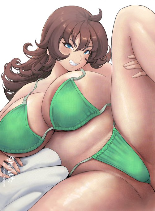 水着のお姉さん 