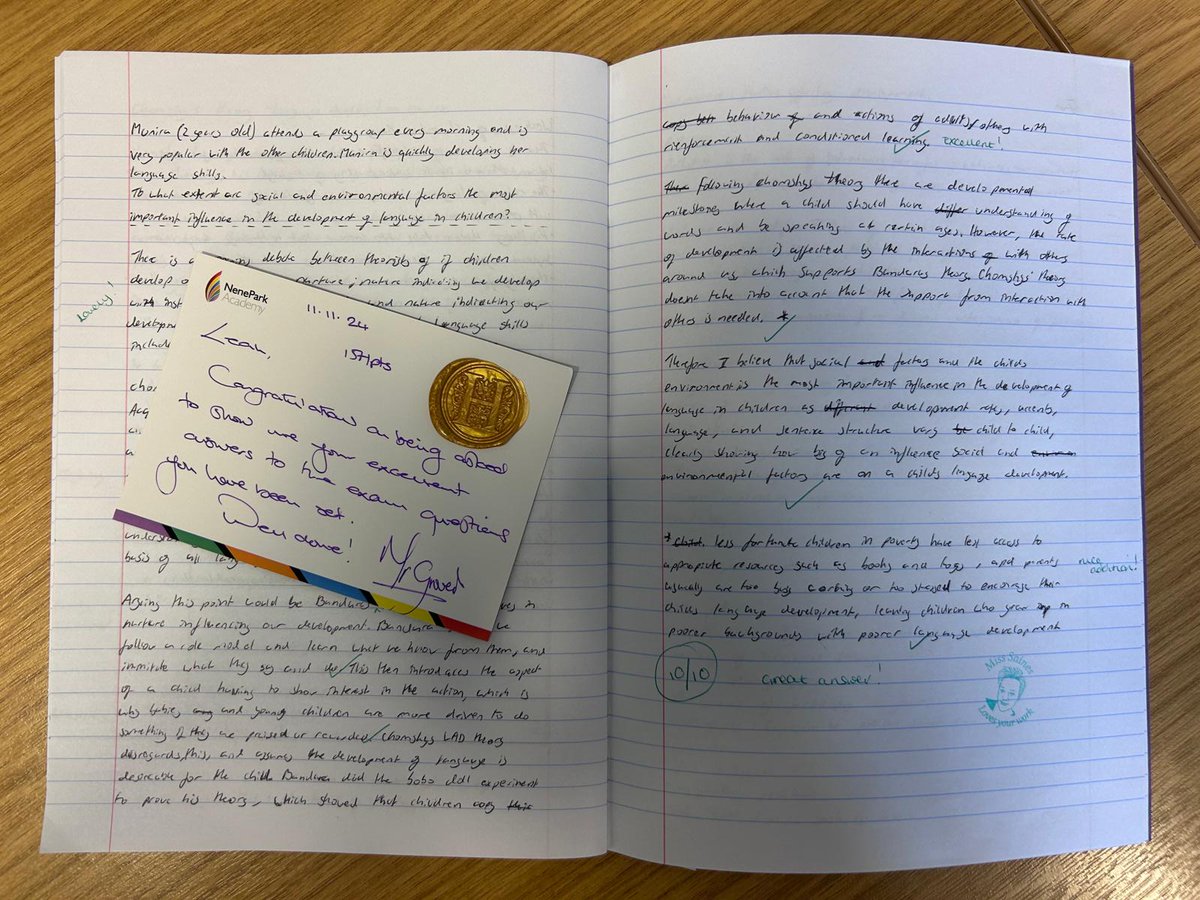 Nene Park Academy (@neneparkacademy) on Twitter photo The Health and Social Care department nominated Leah, one of our Sixth Form students, for her in-depth answer, which explored the nature/nurture debate perfectly. Excellent effort and result, Leah.
<a href="/WCSQM/">World Class Schools Quality Mark</a> #WorldClass #Peterborough #MeridianTrust The Health and Social Care department nominated Leah, one of our Sixth Form students, for her in-depth answer, which explored the nature/nurture debate perfectly. Excellent effort and result, Leah.
<a href="/WCSQM/">World Class Schools Quality Mark</a> #WorldClass #Peterborough #MeridianTrust