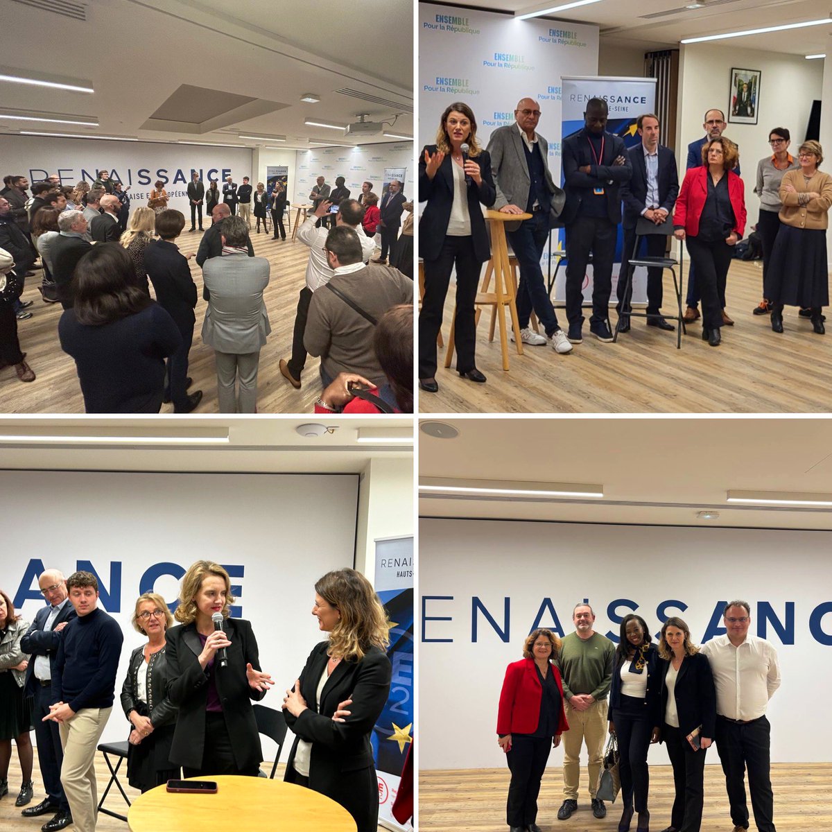 Soirée d’accueil des nouveaux adhérents avec notre présidente <a href="/lauriannerossi/">Laurianne Rossi</a> et les équipes départementales. Vous êtes près de 400 à nous avoir rejoints en 2024 dans le 92. Merci de votre engagement à nos côtés, fiers de vous accueillir au sein de <a href="/Renaissance/">Renaissance</a> #HautsdeSeine !