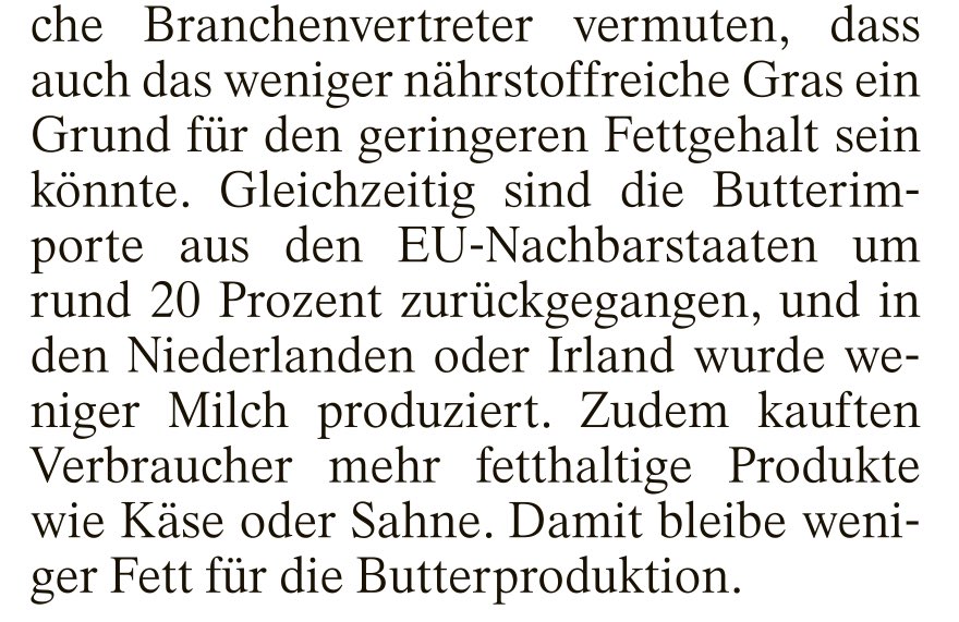 Die #FAZ heute mit recht hilflosen Versuchen, den Menschen die hohen Butterpreise zu erklären. Kann das jemand besser? Und wer bekommt eigentlich das viele Geld, das ich mehr ausgeben muss?