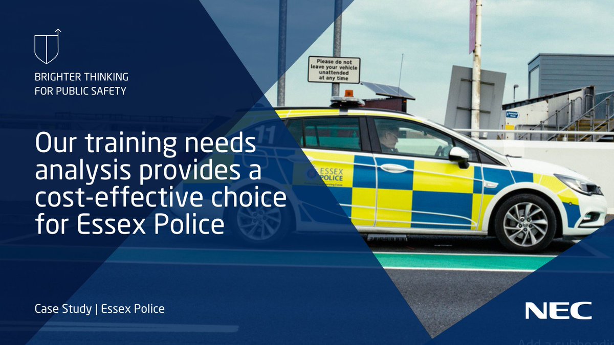 NEC Software Solutions | Public Safety tweet media