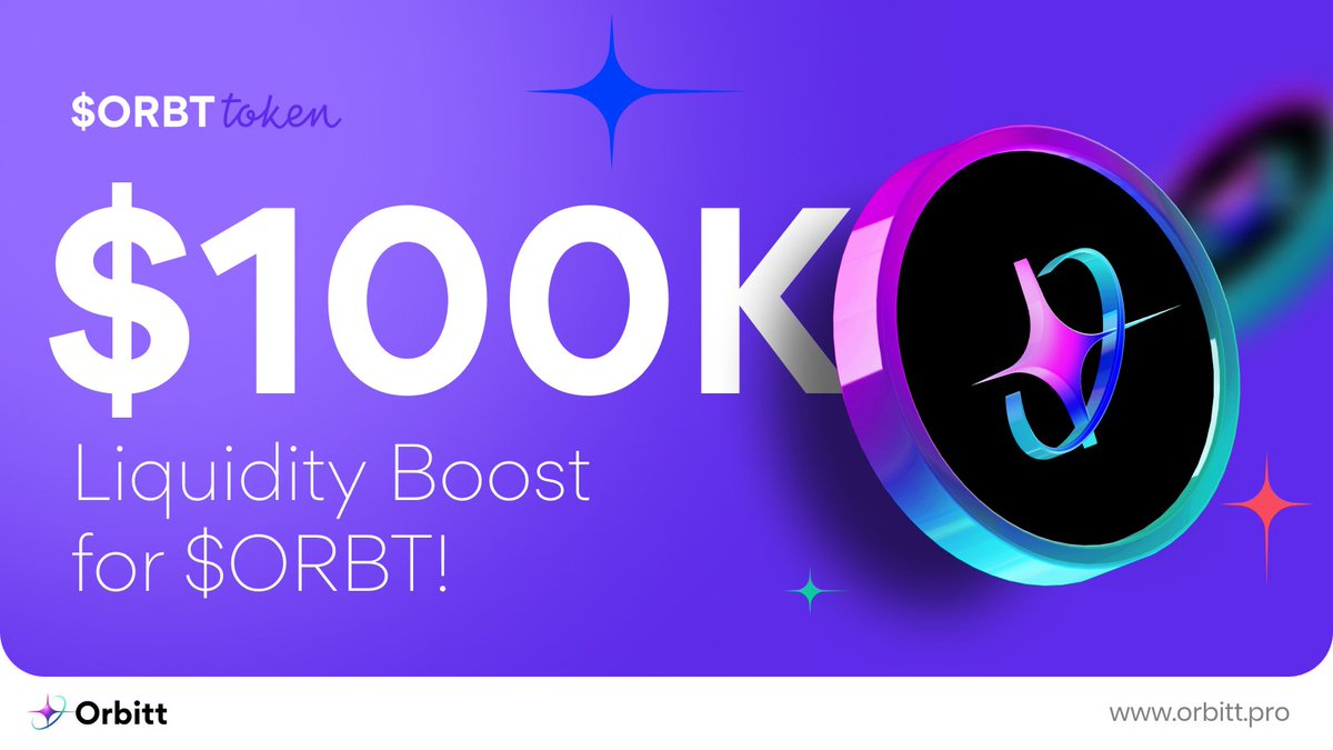 orbitt_ai's tweet photo. HUGE NEWS, ORBITTERS! 💥
We’ve just added $100,000 to the $ORBT liquidity pool! 🌊More liquidity means smoother trades, stronger performance, and an even better experience for YOU, our amazing community. Let’s keep growing together! 🚀💎#Solana #SolanaCommunity https://t.co/5NA55PE98u