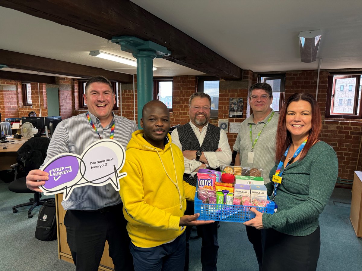 Congratulations to this week’s Staff Survey hamper winners!  👏

⭐ IT Shared Service / Gloucestershire Shared Service
⭐Acute Palliative Care Nurses/ Clinicians
⭐Ward 7A Renal 
⭐Ward 4A GI Elective
⭐ Birth Centre, CGH