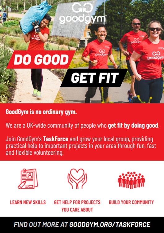 SolihullActive's tweet photo. @goodgym is no ordinary gym. 
Could you join a like-minded team of local change-makers to help grow an amazing new community of GoodGymers, who get fit by doing good?

Head to https://t.co/vloUyd8U4c to find out more
@Babbsmillparkr1  @Bruetonparkrun @tudorgrangegym https://t.co/GU6hFLy6rx