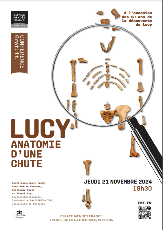 Amélie Beaudet (@beaudetamelie) on Twitter photo Demain soir avec <a href="/DaverGuill27953/">Guillaume Daver</a> et <a href="/Dr_Franck_Guy/">Franck Guy</a> nous serons à @emfpoitiers pour célébrer la découverte de Lucy, l'occasion de faire un point sur 50 ans de recherche sur Lucy et les siens. Venez nombreux.euses ! + d'infos ici 👉emf.fr/event/lucy-ana… Demain soir avec <a href="/DaverGuill27953/">Guillaume Daver</a> et <a href="/Dr_Franck_Guy/">Franck Guy</a> nous serons à @emfpoitiers pour célébrer la découverte de Lucy, l'occasion de faire un point sur 50 ans de recherche sur Lucy et les siens. Venez nombreux.euses ! + d'infos ici 👉emf.fr/event/lucy-ana…