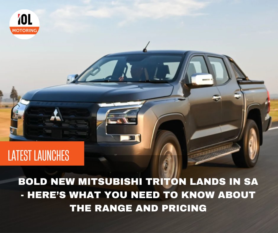 IOL's tweet photo. The highly anticipated new-generation Mitsubishi Triton has finally landed in South Africa
#motoring #cars #latestlaunch #Mitsubishi #mitsubishitriton #southafrica

Read on
https://t.co/F4bvF5pw6y https://t.co/cx4S9mceX7
