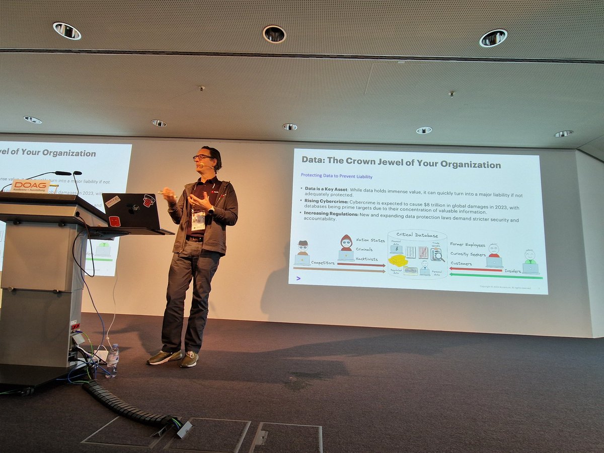 Operation of hardened Database Environments with <a href="/stefanoehrli/">Stefan Oehrli</a> <a href="/Accenture/">Accenture</a> <a href="/DOAGeV/">DOAG e.V.</a>  #DOAG2024
I like the great #Excalidraw illustrations, which are shared at: github.com/oehrlis/sketch…