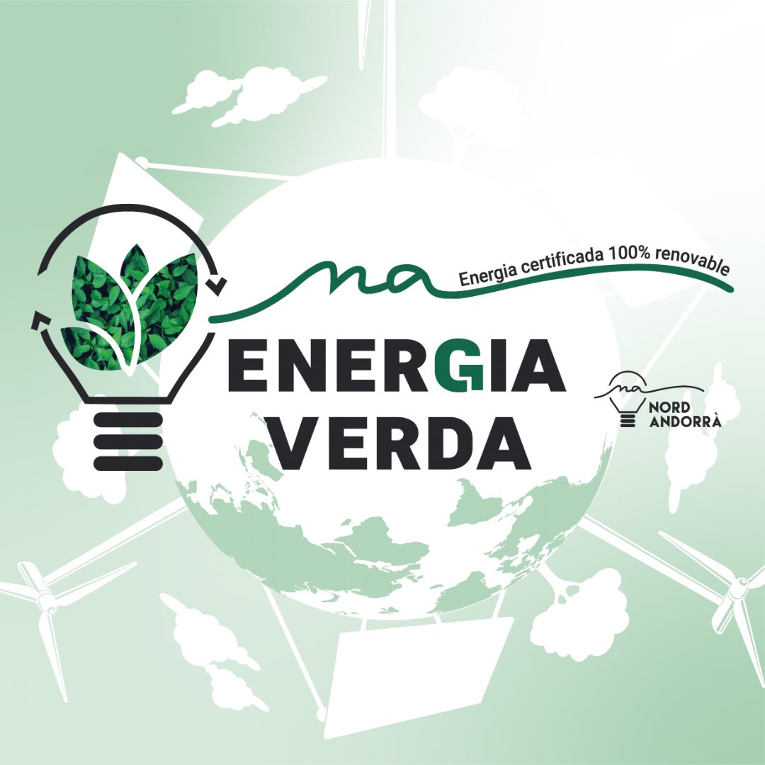 🌱 Vols ser més sostenible i apostar per una energia neta i assequible?

A Nord Andorrà 💡 disposem d’energia verda. 

Pots sol·licitar el teu certificat d’energia 100% renovable a través de la pàgina web de l’oficina de l’energia i del canvi climàtic del Govern d’Andorra.