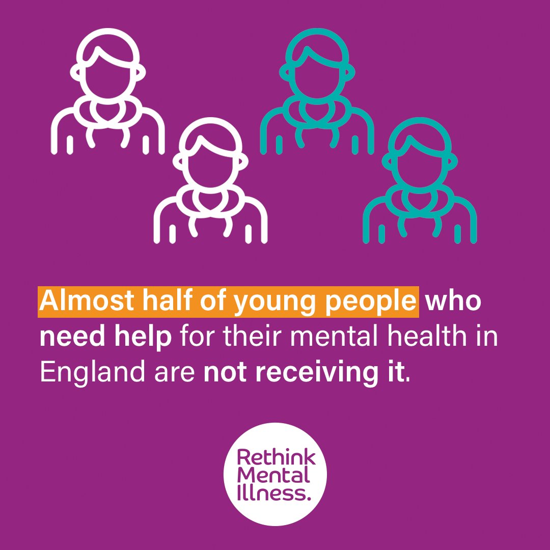 🚨 Despite the hard work of staff in the NHS, there is a mental health crisis among children and young people.

Our new report explains why we need a long-term vision for children and young people’s mental health services 👉 rethink.org/CYPreport