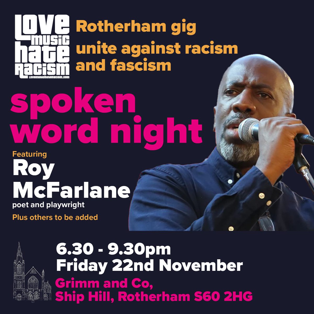 This Friday 22nd November - unite
Featuring <a href="/rmcfarlane63/">rmcfarlane63</a> and other poets
tickettailor.com/events/sheffie…