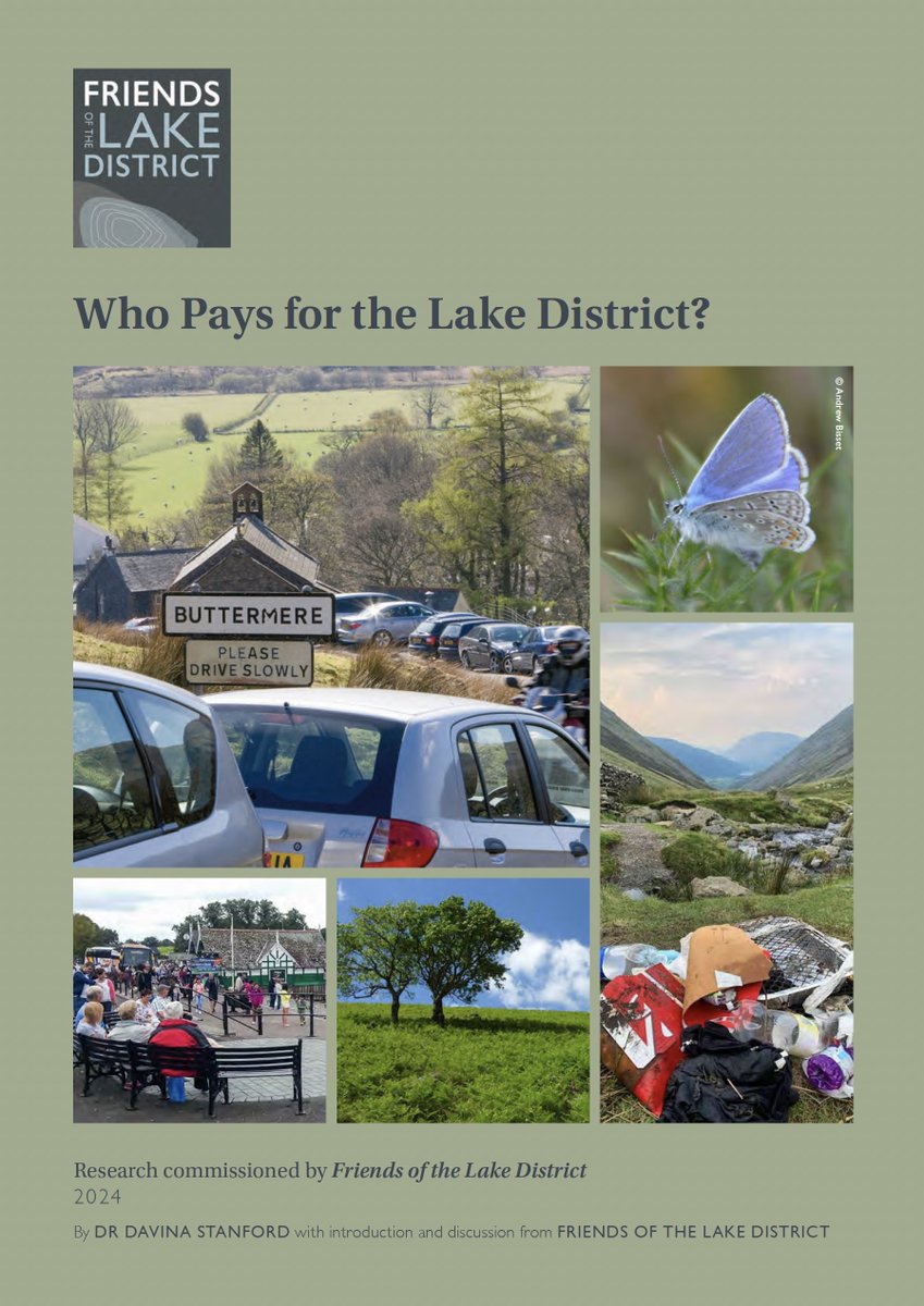 Who Pays for the Lake District? Tourism is a vital part of the #LakeDistrict economy – but it comes at a cost. It’s time to talk about the problems and the solutions. Read our report here: loom.ly/_MOT5K0 #WhoPays