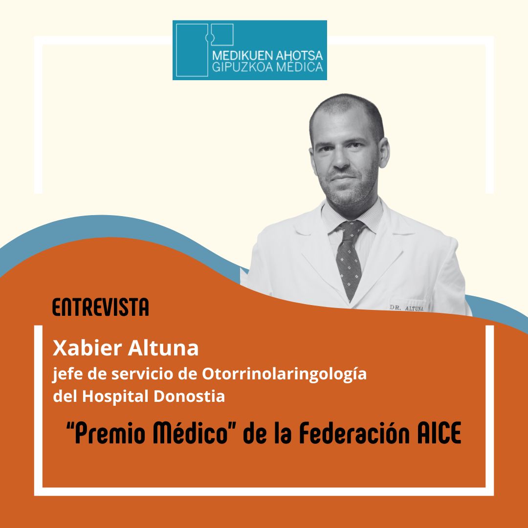 Gipuzkoako Medikuak (@comgipuzkoa) on Twitter photo Acaba de volver de Barcelona, donde ha recogido el “Premio Médico” de la Federación AICE (La Federación de Asociaciones de Implantados Cocleares de España). 
👉Hablamos con él en medikuenahotsa.com Acaba de volver de Barcelona, donde ha recogido el “Premio Médico” de la Federación AICE (La Federación de Asociaciones de Implantados Cocleares de España). 
👉Hablamos con él en medikuenahotsa.com
