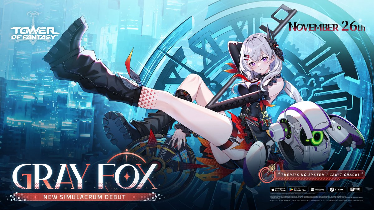 #Graufuchs ⚔ Der Hexenschlüssel

Als Technikfreak mit kaltschnäuzigem Auftreten scheinen Graufuchs üblicherweise alle anderen gleichgültig zu sein.

#ToF #Nov26