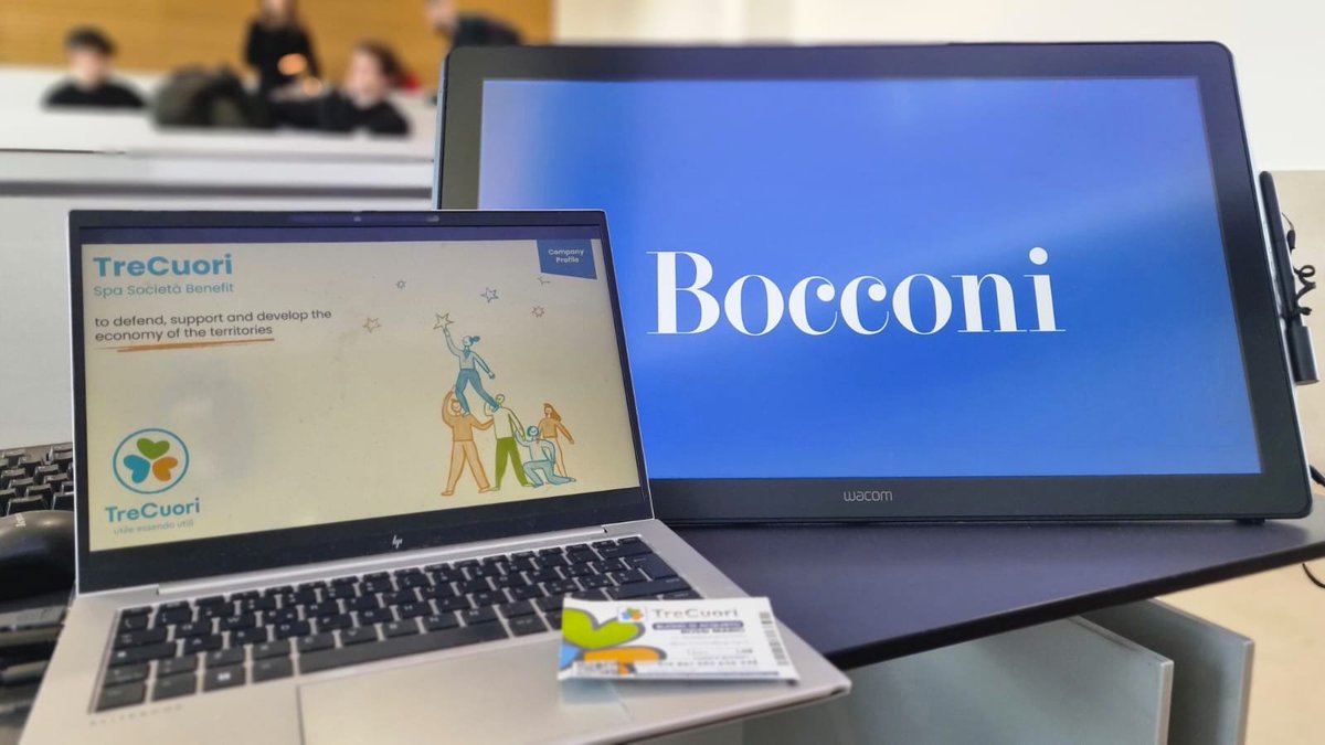 TreCuori's tweet photo. TreCuori ospite con @AlbFratic  all'@Unibocconi  per il corso di 'Public Networks: Governance and Management'.  La nostra piattaforma welfare un esempio di network di interesse per le amministrazioni pubbliche che genera ricadute positive sia in termini economici e sociali. https://t.co/CP3h7IiO1f