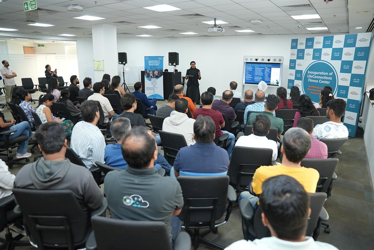 🎉 Wellness at Cisco Pune! 🏋️‍♀️
We’ve launched the LifeConnections Fitness Centre, focused on supporting employee well-being with top equipment, fitness classes, and a Vision Care Camp with Medibuddy and Lenskart. 👓