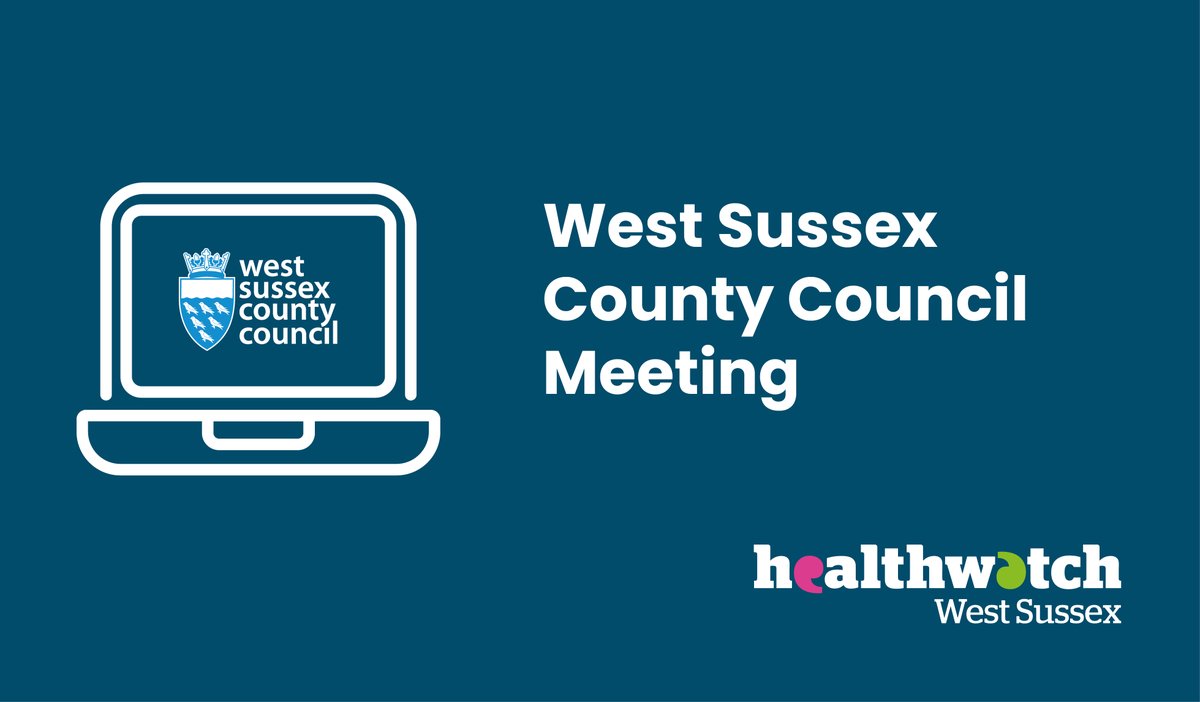 🗣️ West Sussex County Council Meeting: Children and Young People's Services Scrutiny Committee today from 10:30am   

Meeting agenda, link to view online meeting and view documents: ow.ly/Z1Mn50U9Oco