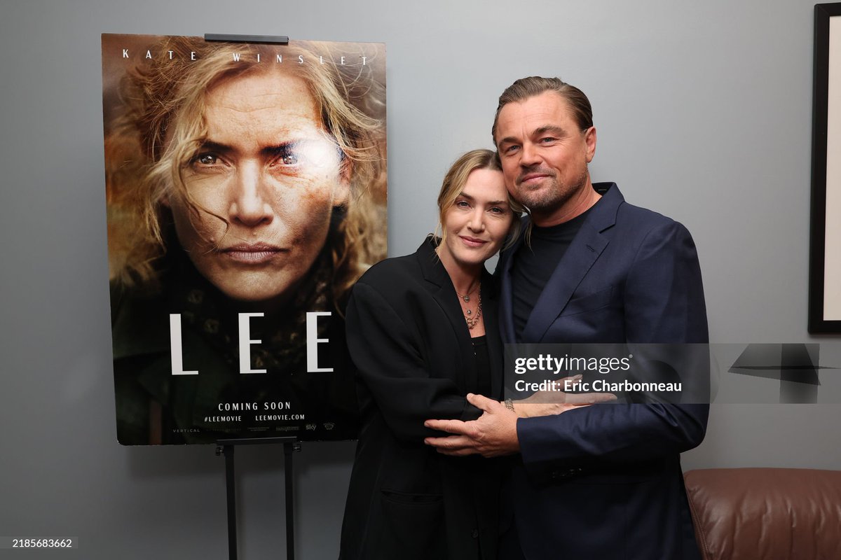 The most awaited reunion: Leonardo DiCaprio and Kate Winslet in LA at a special 'LEE' screening.