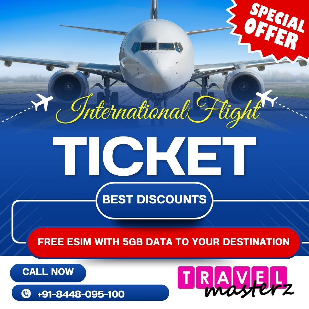 Air-Tickets Deal Alert !!
Discounted Airfares . Free eSim -5GB with every International Ticket.
Call Now! 
Offer Ends 21 Nov 2024.
 #deals #DealAlert #deal #airfares #travel #offers
