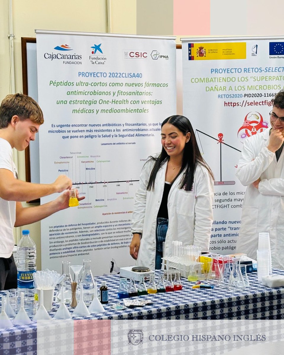 HispanoInglesTF's tweet photo. Los alumnos de 2º de #Bachillerato de #Biología visitan el @IPNA_CSIC, con motivo de la Semana de la Ciencia y la Tecnología, organizada por la @ULL. Durante la
Jornada, han participado en diferentes talleres relacionados con los proyectos de investigación del centro 👏👏 https://t.co/0scLZRnulf