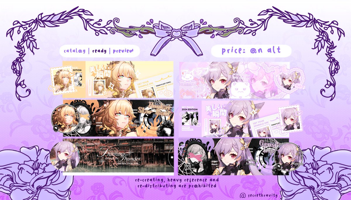 Any interaction is appreciated!

Hai semuaaa, altair ada layout ready herta, aglaea, sama keqing impek yang bisa di take nanti jam 19.45 nanti ya! Kalau mau take sekarang ada booking fee 2K. Payment bisa lewat QRIS ya!

#zonauang #zonaba