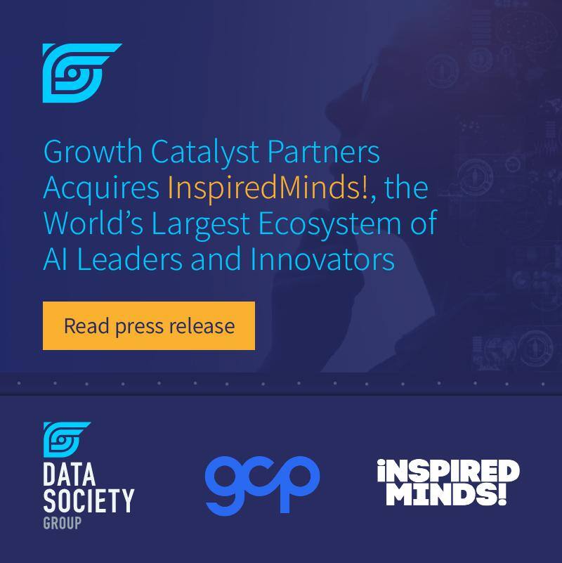 InspiredMinds (@inspired__minds) on Twitter photo We have some groundbreaking news. InspiredMinds! has joined forces with Growth Catalyst Partners and Data Society Group to supercharge our mission and commitment to driving positive change and harnessing the power of AI.
Learn more here ๐ hubs.li/Q02YSJBr0? We have some groundbreaking news. InspiredMinds! has joined forces with Growth Catalyst Partners and Data Society Group to supercharge our mission and commitment to driving positive change and harnessing the power of AI.
Learn more here ๐ hubs.li/Q02YSJBr0?
