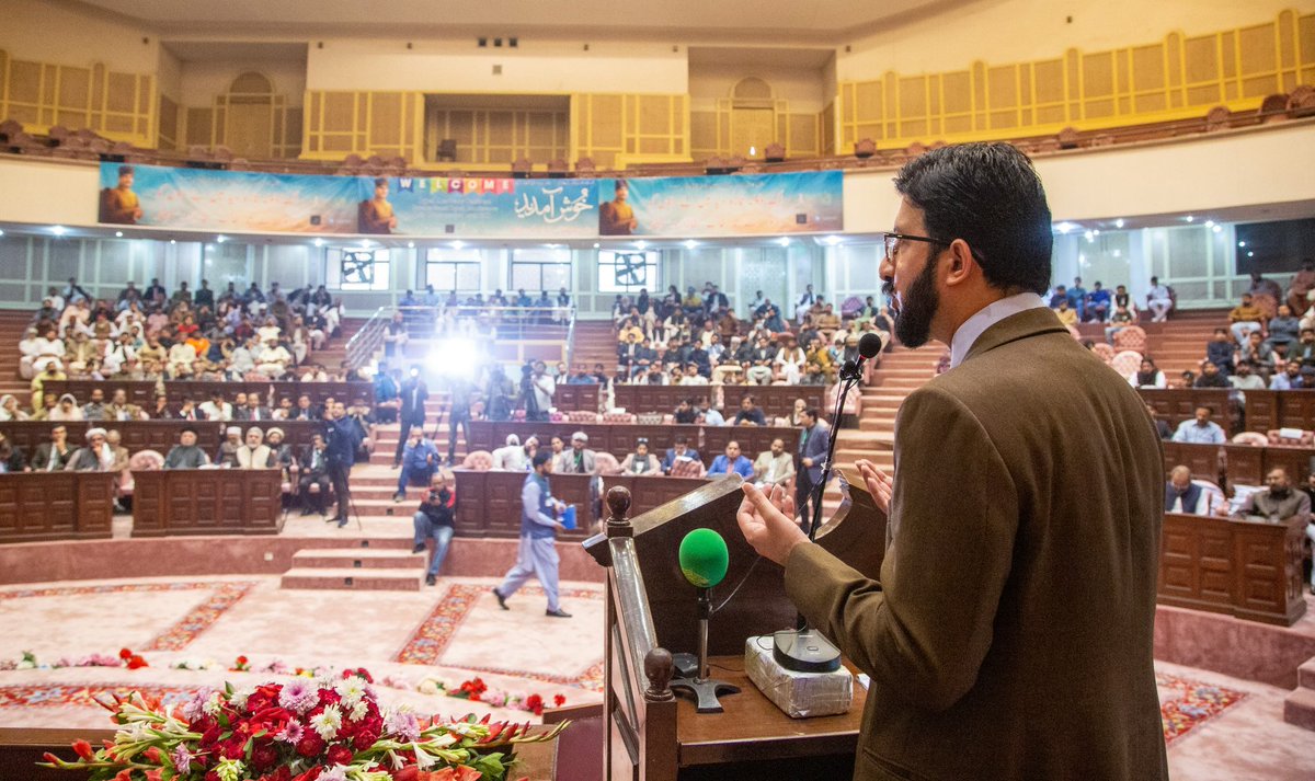 SultanAhmadAli's tweet photo. Honoured and privileged to preside over & deliver the Keynote Address in the inaugural session of 3 Day International Iqbal Conference organized by Iqbal Academy Pakistan, in collaboration with ECO Cultural Institute (Tehran), bringing together scholars from Afghanistan, Bangladesh, IIOJK, Iran, Kuwait, Spain, Tajikistan, Turkey, UK & from across Pakistan.
Under Dr. Abdul Rauf Rafiqui’s leadership, Iqbal Academy has achieved remarkable milestones.